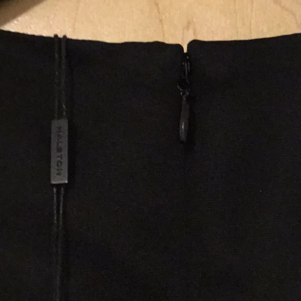 Boatneck Strctured Satin Faille Dress W Cu… - Picture 7 of 8